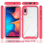 Wholesale Samsung Galaxy A10E, A102 Clear Dual Defense Hybrid Case (Navy Blue)